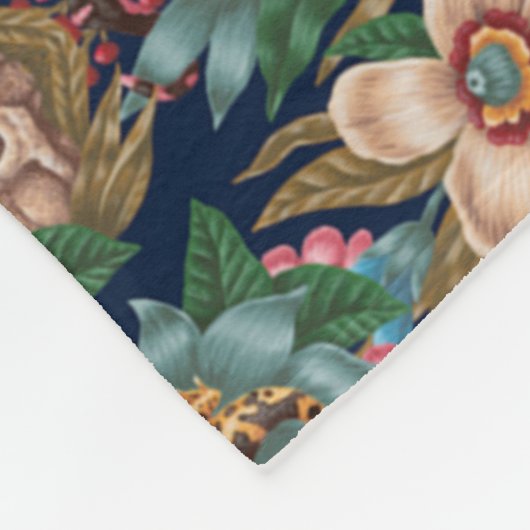 Psychedelic Magic Fairy Tuin Satijn Mandala Quilt Fleece Deken (Hoek)