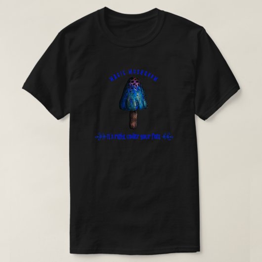 Psychedelic Magic Mushroom T-shirt (Design voorkant)
