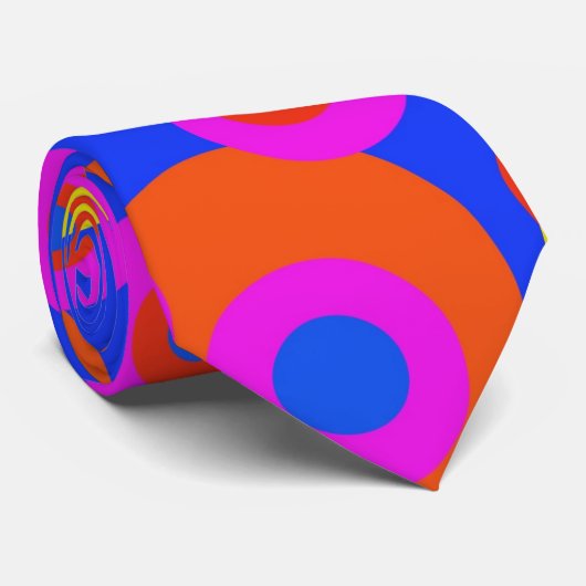 Psychedelic Man Stropdas (Opgerold)