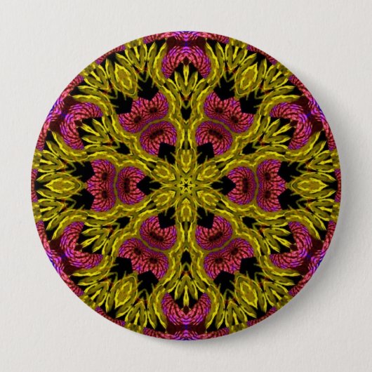 Psychedelic Mandala #05 Button (Voorkant)