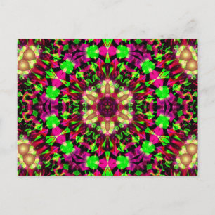 Psychedelic Mandala #13 Briefkaart