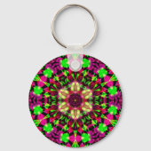 Psychedelic Mandala #13 Sleutelhanger (Voorkant)