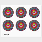 Psychedelic Mandala #2 Sticker (Vel)