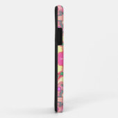 Psychedelic Mandala Bloem Groen Roze en Geel Case-Mate iPhone Case (Achterkant/rechts)