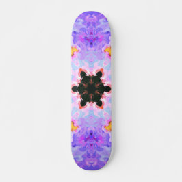 Psychedelic Mandala Flower Blue Pink and Yellow Persoonlijk Skateboard