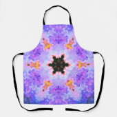 Psychedelic Mandala Flower Blue Pink and Yellow Schort (Voorkant)