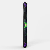 Psychedelic Mandala Flower Green Paars and Yellow Case-Mate iPhone Case (Achterkant/rechts)