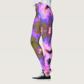Psychedelic Mandala Flower Paars and Blue Leggings (Links)