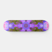 Psychedelic Mandala Flower Paars and Blue Persoonlijk Skateboard (Horizontaal)