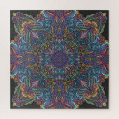 Psychedelic Mandala Legpuzzel (Verticaal)
