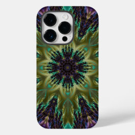 Psychedelic Mandala Retro Hippie Trippy Boho Chic Case-Mate iPhone 14 Pro Hoesje