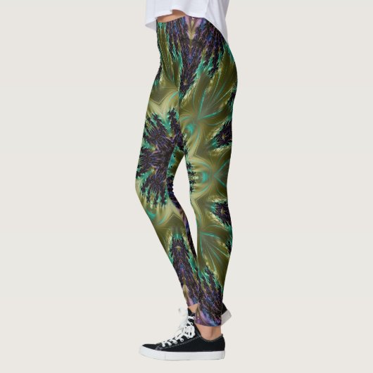 Psychedelic Mandala Retro Hippie Trippy Boho Chic Leggings (Links)