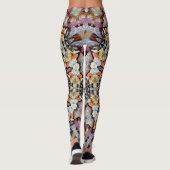 Psychedelic Mandala Retro Hippie Trippy Boho Chic Leggings (Achterkant)