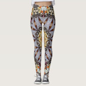 Psychedelic Mandala Retro Hippie Trippy Boho Chic Leggings (Voorkant)