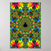 Psychedelic Mandelbrot Poster (Voorkant)