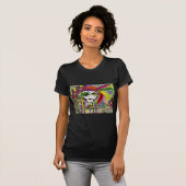 Psychedelic Mardi Gras Feathermaskers Gifts Appare T-shirt (Voorkant volledig)