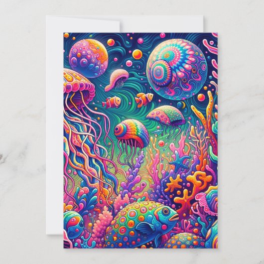 Psychedelic Marine Dreamscape Aankondiging (Voorkant)