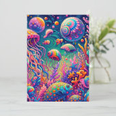 Psychedelic Marine Dreamscape Aankondiging (Staand voorkant)