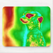 Psychedelic Meerkat Muismat (Voorkant)