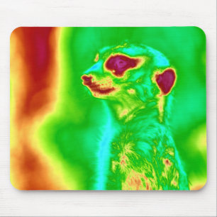 Psychedelic Meerkat Muismat