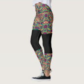 Psychedelic Millefiori Mandala Art Yoga leggings (Links)