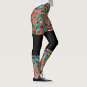 Psychedelic Millefiori Mandala Art Yoga leggings (Rechts)