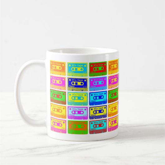 Psychedelic Mix-tape Koffiemok (Links)