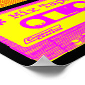 Psychedelic Mix Tape-Pop Poster (Hoek)
