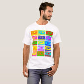 Psychedelic Mix-tape T-shirt (Voorkant volledig)