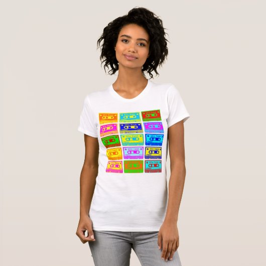 Psychedelic Mix-tape T-shirt (Voorkant volledig)