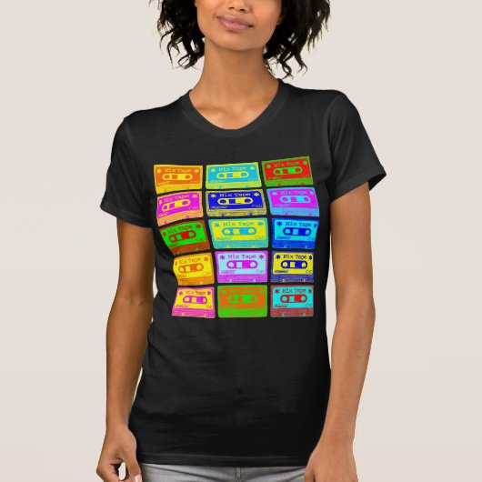 Psychedelic Mix-tape T-shirt (Voorkant)