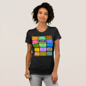 Psychedelic Mix-tape T-shirt (Voorkant volledig)