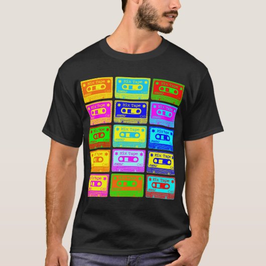 Psychedelic Mix-tape T-shirt (Voorkant)