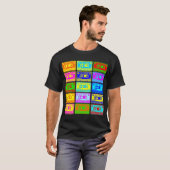 Psychedelic Mix-tape T-shirt (Voorkant volledig)