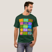 Psychedelic Mix-tape T-shirt (Voorkant volledig)