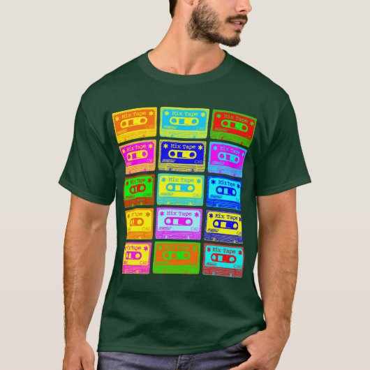 Psychedelic Mix-tape T-shirt (Voorkant)