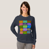 Psychedelic Mix-tape T-shirt (Voorkant volledig)
