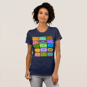 Psychedelic Mix-tape T-shirt (Voorkant volledig)