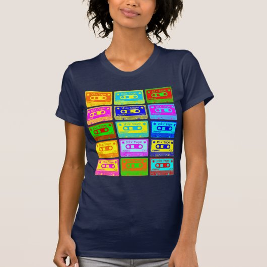 Psychedelic Mix-tape T-shirt (Voorkant)