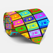 Psychedelic Mix Tapes II Stropdas (Opgerold)