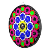 Psychedelic Modern Persian Rug Pattern Dartbord (Voorkant Rechts)