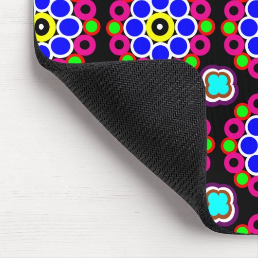 Psychedelic Modern Persian Rug Pattern Muismat (Hoek)