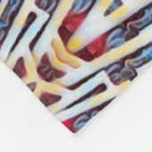 Psychedelic Money Mandala Satin Fleece Deken (Hoek)