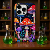 Psychedelic Moonlight Garden iPhone Hoesje