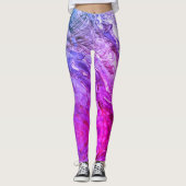 Psychedelic Moonscape Leggings (Voorkant)