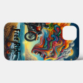 Psychedelic Motorcycle Dreamscape Case-Mate iPhone Case (Achterkant (horizontaal))