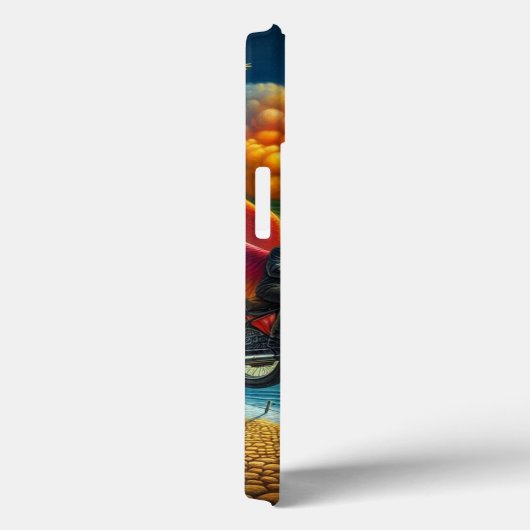 Psychedelic Motorcycle Dreamscape Case-Mate iPhone Case (Achterkant / Rechts)