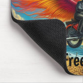 Psychedelic Motorcycle Dreamscape Muismat (Hoek)