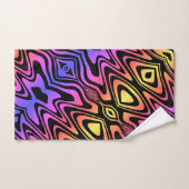Psychedelic Multicolored Hand Towel Handdoek (Handdoek)
