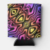 Psychedelic Multicolored Koelbox Blikjeskoeler (Voorkant)